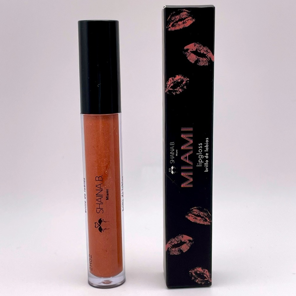 SHAINA B MIAMI Hydrating Lip Gloss in “Heat Wave” (Brand New!) ✨